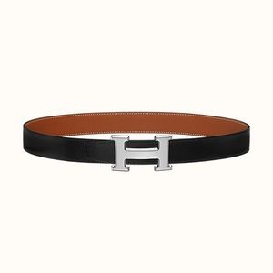 Constance Hermès Belt reversible Camel/Black
